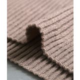 袖口の配色デザインがポイントのリブニット | aquagarage | 詳細画像6