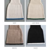 袖口の配色デザインがポイントのリブニット | aquagarage | 詳細画像8