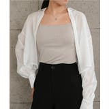 大活躍間違いなし！カップ付きラメスクエアキャミソール | aquagarage | 詳細画像3 