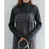 煌めくラメで上品な女性らしさを引き出す!ラメボトルネックリブトップス | aquagarage | 詳細画像13