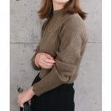 煌めくラメで上品な女性らしさを引き出す!ラメボトルネックリブトップス | aquagarage | 詳細画像6