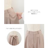 キレイめスタイルを叶えるリネンライクリボン付きストレートパンツ | aquagarage | 詳細画像5