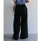 キレイめスタイルを叶えるリネンライクリボン付きストレートパンツ | aquagarage | 詳細画像10