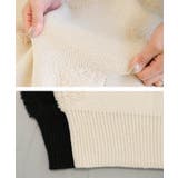 ニードルパンチハート柄ニットトップス | aquagarage | 詳細画像12