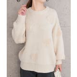 ニードルパンチハート柄ニットトップス | aquagarage | 詳細画像6