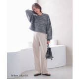 ラメフェザーハイネックショート丈ニットトップス | aquagarage | 詳細画像7