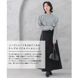 ケーブルフリルパールニット | aquagarage | 詳細画像2