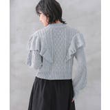 ケーブルフリルパールニット | aquagarage | 詳細画像4