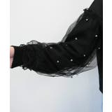 モックネックボリュームスリーブカットソー | aquagarage | 詳細画像3