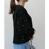 モックネックボリュームスリーブカットソー | aquagarage | 詳細画像5