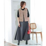 ジョーゼットハイウエストボリュームフレアスカート | aquagarage | 詳細画像6