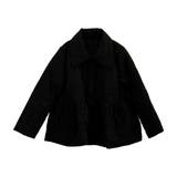 ブラック | ダイヤキルトペプラムダウン 秋 冬 M | aquagarage