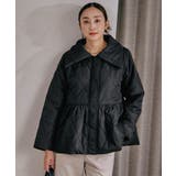 ダイヤキルトペプラムダウン 秋 冬 M | aquagarage | 詳細画像3 