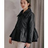 ダイヤキルトペプラムダウン 秋 冬 M | aquagarage | 詳細画像5 