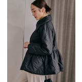 ダイヤキルトペプラムダウン 秋 冬 M | aquagarage | 詳細画像6 