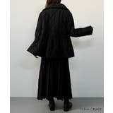 ダイヤキルトペプラムダウン 秋 冬 M | aquagarage | 詳細画像12 