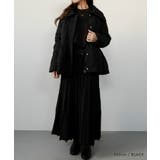 ダイヤキルトペプラムダウン 秋 冬 M | aquagarage | 詳細画像14 