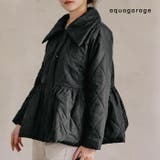 ダイヤキルトペプラムダウン 秋 冬 M | aquagarage | 詳細画像1 