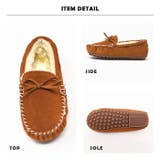 モカシンフラットシューズ キッズ ブラック | aquagarage | 詳細画像4 