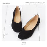 ブラック | フラットシューズ メタルヒール フラットパンプス | aquagarage