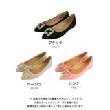 エレガントなビジューがポイントのフラットパンプス | aquagarage | 詳細画像3 