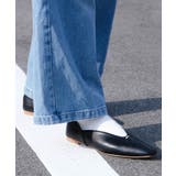 スクエアトゥローヒールパンプス レディース | aquagarage | 詳細画像5 