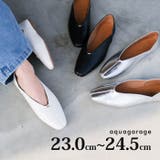 スクエアトゥローヒールパンプス レディース | aquagarage | 詳細画像1 