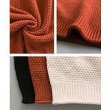 鹿の子編みハイネックニット レディース 春 秋 冬 | aquagarage | 詳細画像17