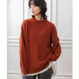 鹿の子編みハイネックニット レディース 春 秋 冬 | aquagarage | 詳細画像3