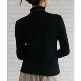 リブニット裏起毛トップス 春 秋 冬 M レディース | aquagarage | 詳細画像13