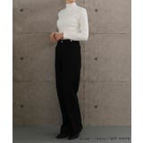 リブニット裏起毛トップス 春 秋 冬 M レディース | aquagarage | 詳細画像16