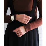 リブニット裏起毛トップス 春 秋 冬 M レディース | aquagarage | 詳細画像4