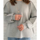 ボリュームスリーブデザイントップス レディース 秋 冬 | aquagarage | 詳細画像5