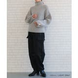 袖ボタンハイネックニットトップスト レディース 秋 冬 | aquagarage | 詳細画像13