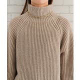 袖ボタンハイネックニットトップスト レディース 秋 冬 | aquagarage | 詳細画像16