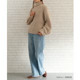 袖ボタンハイネックニットトップスト レディース 秋 冬 | aquagarage | 詳細画像18