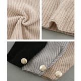 袖ボタンハイネックニットトップスト レディース 秋 冬 | aquagarage | 詳細画像19