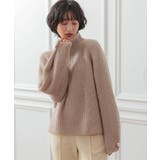 袖ボタンハイネックニットトップスト レディース 秋 冬 | aquagarage | 詳細画像3