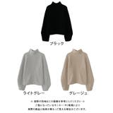袖ボタンハイネックニットトップスト レディース 秋 冬 | aquagarage | 詳細画像20
