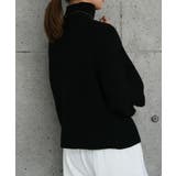 袖ボタンハイネックニットトップスト レディース 秋 冬 | aquagarage | 詳細画像9