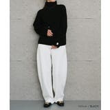 袖ボタンハイネックニットトップスト レディース 秋 冬 | aquagarage | 詳細画像10