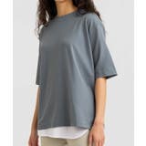 接触冷感オーバーサイズTシャツ 春 夏 | aquagarage | 詳細画像3