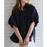 バルーンスリーブシャツブラウス 春 夏 秋 | aquagarage | 詳細画像15