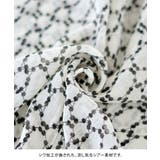 高級感ある総柄シアーネックリボンブラウス | aquagarage | 詳細画像5