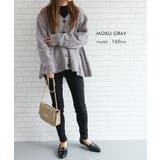 女性らしいシルエットのAラインフレアニットカーディガン | aquagarage | 詳細画像16