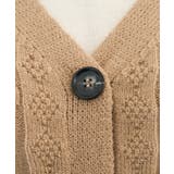 女性らしいシルエットのAラインフレアニットカーディガン | aquagarage | 詳細画像7