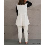 ツイードジレ レディース ミックスツイード レイヤード 体型カバー | aquagarage | 詳細画像11 