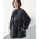 ツイードジレ レディース ミックスツイード レイヤード 体型カバー | aquagarage | 詳細画像5 