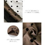 ボリューム袖が大人フェミニンなドット柄パフスリーブシアーブラウス | aquagarage | 詳細画像3