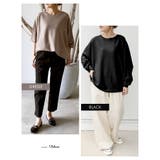 女性らしいリラクシーなドルマンスリーブニット | aquagarage | 詳細画像18